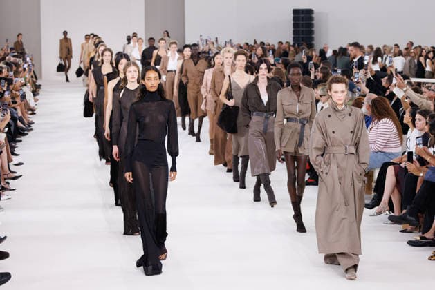 IPA88919693 - Milan, Milan Women™s Fashion Week Spring Summer 2027 - Women™s Fashion, Spring Summer 2027 - Max Mara fashion show - pictured on the runway: Model  Copyright: xCinziaxCamelax xx IPA88919693