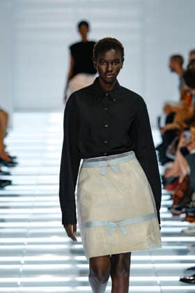 Runway at the Prada fashion show during Milan Fashion Week Women s Spring Summer 2027 on September 22, 2026, in Milan, Italy Bestimage Milan, Italy  Copyright: xAgencex xBestimagexAgencex xBestimagex