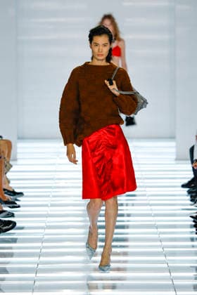 Runway at the Prada fashion show during Milan Fashion Week Women s Spring Summer 2027 on September 22, 2026, in Milan, Italy Bestimage Milan, Italy  Copyright: xAgencex xBestimagexAgencex xBestimagex