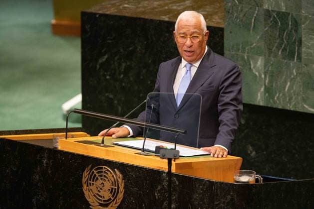 September 24, 2026, New York City, USA: President of the European Council AntoÂ³nio Costa addresses the General Debate of the 81st session of the United Nations General Assembly at the UN Headquarters in New York City New York City USA  - ZUMAl194 20260924_zip_l194_014 Copyright: xMarekxLadzinskix