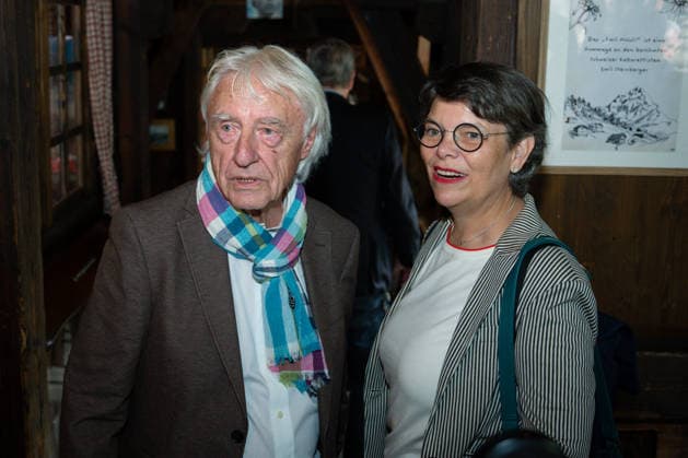 Europa Park, Rust, Schweizer Themenbereich, Walliser Dorf, offizielle Eröffnung des Emil Hüüsli, Emil Steinberger, Emils Bühnenwelt, Ausstellung, Schweizer Künstler, Komiker, Schauspieler, Lebenswerk, Unterhaltung, Kultur, Freizeitpark, neue Attraktion, Tourismus, Symbolfoto Niccel Steinberger, Rust Europa Park Baden-Württemberg Deutschland Copyright: xFINLEYxMÖRCHx