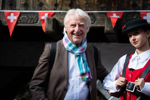Europa Park, Rust, Schweizer Themenbereich, Walliser Dorf, offizielle Eröffnung des Emil Hüüsli, Emil Steinberger, Emils Bühnenwelt, Ausstellung, Schweizer Künstler, Komiker, Schauspieler, Lebenswerk, Unterhaltung, Kultur, Freizeitpark, neue Attraktion, Tourismus, Symbolfoto Rust Europa Park Baden-Württemberg Deutschland Copyright: xFINLEYxMÖRCHx