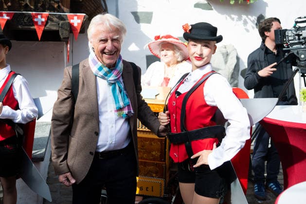 Europa Park, Rust, Schweizer Themenbereich, Walliser Dorf, offizielle Eröffnung des Emil Hüüsli, Emil Steinberger, Emils Bühnenwelt, Ausstellung, Schweizer Künstler, Komiker, Schauspieler, Lebenswerk, Unterhaltung, Kultur, Freizeitpark, neue Attraktion, Tourismus, Symbolfoto Rust Europa Park Baden-Württemberg Deutschland Copyright: xFINLEYxMÖRCHx