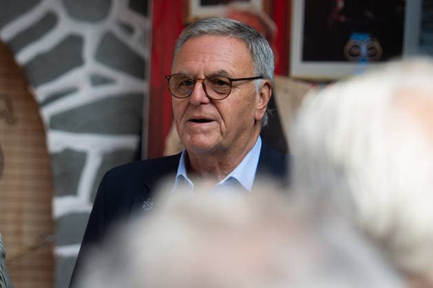 Europa Park, Rust, Schweizer Themenbereich, Walliser Dorf, offizielle Eröffnung des Emil Hüüsli, Emil Steinberger, Emils Bühnenwelt, Ausstellung, Schweizer Künstler, Komiker, Schauspieler, Lebenswerk, Unterhaltung, Kultur, Freizeitpark, neue Attraktion, Tourismus, Symbolfoto Roland Mack, Rust Europa Park Baden-Württemberg Deutschland Copyright: xFINLEYxMÖRCHx