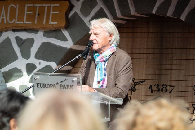 Europa Park, Rust, Schweizer Themenbereich, Walliser Dorf, offizielle Eröffnung des Emil Hüüsli, Emil Steinberger, Emils Bühnenwelt, Ausstellung, Schweizer Künstler, Komiker, Schauspieler, Lebenswerk, Unterhaltung, Kultur, Freizeitpark, neue Attraktion, Tourismus, Symbolfoto Rust Europa Park Baden-Württemberg Deutschland Copyright: xFINLEYxMÖRCHx