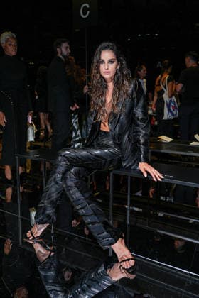 IPA88927573 - Milan, Milan Women™s Fashion Week Spring Summer 2027 - Women™s Fashion, Spring Summer 2027 - Cavalli fashion show - front row Pictured: Izabel Goulart  Copyright: xRiccardoxGIordanox xRiccardoxGiordano IPAx IPA88927573