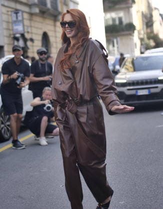 IPA88927159 - Milan, Milan Women’s Fashion Week: Spring Summer 2026–2027 – Women’s Fashion, Spring Summer 2026–2027 – Alberta Ferretti Fashion Show – Pictured: Guest  Copyright: xLucaxPontix xLucaPonti IpaAgencyx IPA88927159