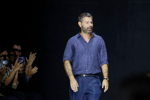 MFW Spring Summer 2027 Roberto Cavalli Runway MP MILAN, ITALY - SEPTEMBER 24: Fausto Puglisi walks the catwalk of Roberto Cavalli fashion show catwalk during the Milan Fashion Week - Womenswear Spring Summer 2027 on September 24, 2026 in Milan, Italy. Photo by Marco Piovanotto Abacapress.com Milan Italy  Copyright: xPiovanottoxMarco ABACAx