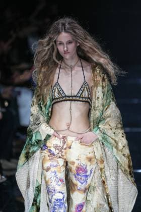 IPA88928705 - Milan, Milan Women™s Fashion Week Spring Summer 2027 - Women™s Fashion, Spring Summer 2027 - Cavalli fashion show - runway In the photo: Model  Copyright: xRiccardoxGIordanox xRiccardoxGiordano IPAx IPA88928705