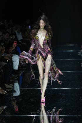 IPA88928740 - Milan, Milan Women™s Fashion Week Spring Summer 2027 - Women™s Fashion, Spring Summer 2027 - Cavalli fashion show - runway in the photo: Model  Copyright: xRiccardoxGIordanox xRiccardoxGiordano IPAx IPA88928740