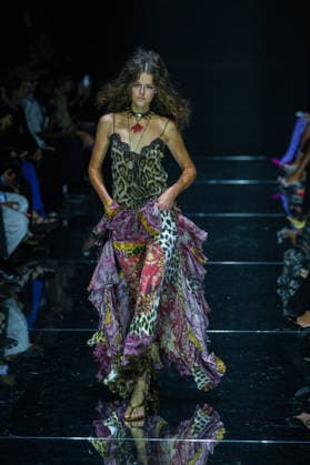 IPA88928603 - Milan, Milan Women™s Fashion Week Spring Summer 2027 - Women™s Fashion, Spring Summer 2027 - Cavalli fashion show - runway In the photo: Model  Copyright: xRiccardoxGIordanox xRiccardoxGiordano IPAx IPA88928603