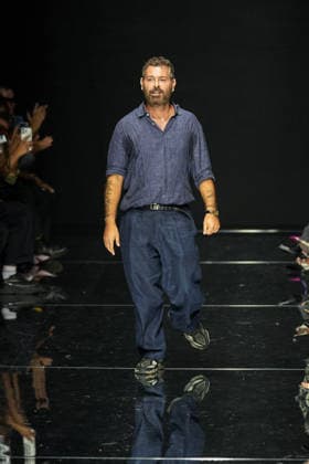 IPA88928843 - Milan, Milan Women™s Fashion Week Spring Summer 2027 - Women™s Fashion, Spring Summer 2027 - Cavalli fashion show - runway Pictured: Fausto Puglisi  Copyright: xRiccardoxGIordanox xRiccardoxGiordano IPAx IPA88928843