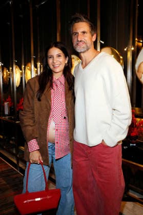 Chryssanthi Kavazi und Tom Beck bei der Präsentation des Buches Wann ist ein Mann ein Mann?! von Riccardo Simonetti im The Ritz-Carlton Hotel. Berlin, 24.09.2026