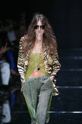 IPA88928716 - Milan, Milan Women™s Fashion Week Spring Summer 2027 - Women™s Fashion, Spring Summer 2027 - Cavalli fashion show - runway In the photo: Model  Copyright: xRiccardoxGIordanox xRiccardoxGiordano IPAx IPA88928716