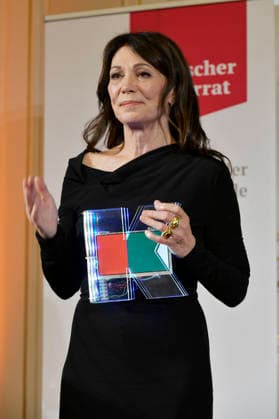 Iris Berben bei der Verleihung des Deutschen Kulturpolitikpreises 2026 an Iris Berben in der Staatsbibliothek zu Berlin. Berlin, 24.09.2026