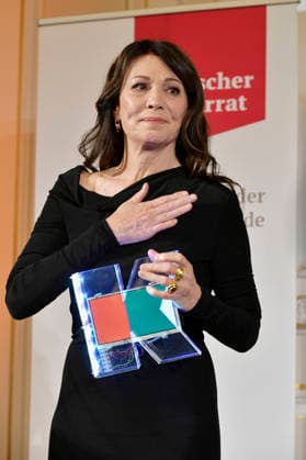 Iris Berben bei der Verleihung des Deutschen Kulturpolitikpreises 2026 an Iris Berben in der Staatsbibliothek zu Berlin. Berlin, 24.09.2026
