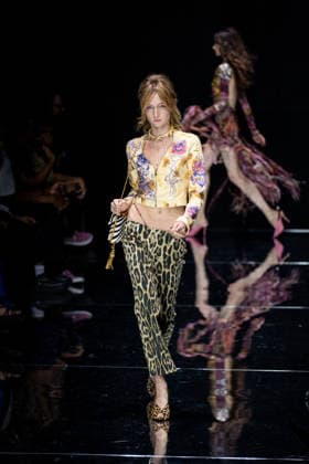 Roberto Cavalli fashion show during the Milan Fashion Week - Womenswear Spring Summer 2027 in Milan, Italy, on 24 September 2026. A model walks the runway at Roberto Cavalli fashion show during the Milan Fashion Week - Womenswear Spring Summer 2027 in Milan, Italy, on 24 September 2026., Credit:Stefano Costantino TTL Stefano Costantino Avalon Italy, Milan  Copyright: xStefanoxCostantinoxTTLx xStefanoxCostantinox xAvalonx 1137944522