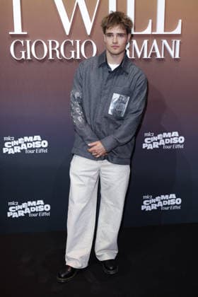 Cinema Paradiso - Giorgio Armani Party - Paris Esteban VIAL attends Armani Beauty party held at the Eiffel Tower in Paris, France on September 24, 2026, marking the opening night of the first edition of the Cinema Paradiso Tour Eiffel festival, organized by mk2 in the Salle Gustave Eiffel on the monument s first floor, as Armani Beauty celebrates the launch of its new men s fragrance I Will with campaign face actor Jonathan Bailey in attendance. Photo by David Boyer ABACAPRESS.COM Paris France  Copyright: xBoyerxDavid ABACAx