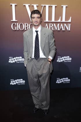 Cinema Paradiso - Giorgio Armani Party - Paris Niels Schneider attends Armani Beauty party held at the Eiffel Tower in Paris, France on September 24, 2026, marking the opening night of the first edition of the Cinema Paradiso Tour Eiffel festival, organized by mk2 in the Salle Gustave Eiffel on the monument s first floor, as Armani Beauty celebrates the launch of its new men s fragrance I Will with campaign face actor Jonathan Bailey in attendance. Photo by David Boyer ABACAPRESS.COM Paris France  Copyright: xBoyerxDavid ABACAx