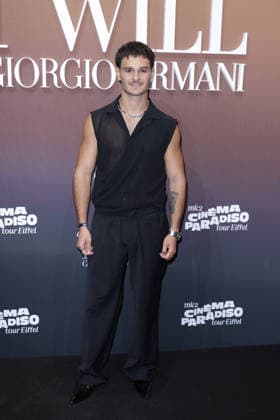 Cinema Paradiso - Giorgio Armani Party - Paris Adrien Gabeulet attends Armani Beauty party held at the Eiffel Tower in Paris, France on September 24, 2026, marking the opening night of the first edition of the Cinema Paradiso Tour Eiffel festival, organized by mk2 in the Salle Gustave Eiffel on the monument s first floor, as Armani Beauty celebrates the launch of its new men s fragrance I Will with campaign face actor Jonathan Bailey in attendance. Photo by David Boyer ABACAPRESS.COM Paris France  Copyright: xBoyerxDavid ABACAx