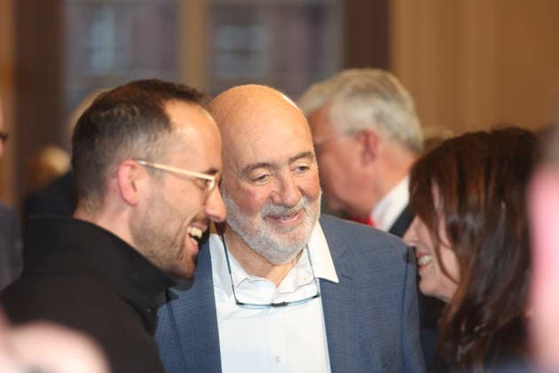 Igor Levit, Ron Prosor und Iris Berben der Verleihung des Deutschen Kulturpolitikpreises 2026 an Iris Berben in der Staatsbibliothek zu Berlin. Berlin, 24.09.2026 Copyright: xAgenturxMatthiasxWehnertx xM.xGränzdörferx