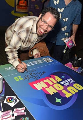 September 24, 2026, Atlanta, Georgia, USA: Robin De Jesus promoting his film Before I Do at Out On Film, Opening Night, Landmark s Midtown Art Cinema, Atlanta, Georgia. September 24, 2026 Atlanta USA  - ZUMAs380 20260924_zep_s380_032 Copyright: xDerekxStormx