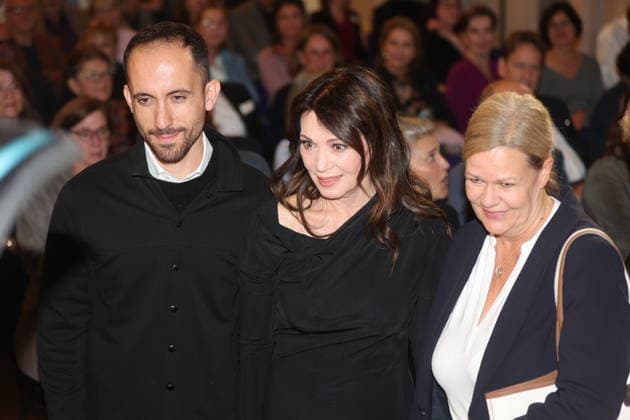 Igor Levit, Iris Berben und Nancy Faeser bei der Verleihung des Deutschen Kulturpolitikpreises 2026 an Iris Berben in der Staatsbibliothek zu Berlin. Berlin, 24.09.2026 Copyright: xAgenturxMatthiasxWehnertx xM.xGränzdörferx