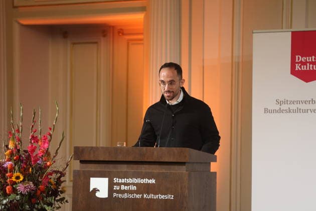 Igor Levit bei der Verleihung des Deutschen Kulturpolitikpreises 2026 an Iris Berben in der Staatsbibliothek zu Berlin. Berlin, 24.09.2026 Copyright: xAgenturxMatthiasxWehnertx xM.xGränzdörferx