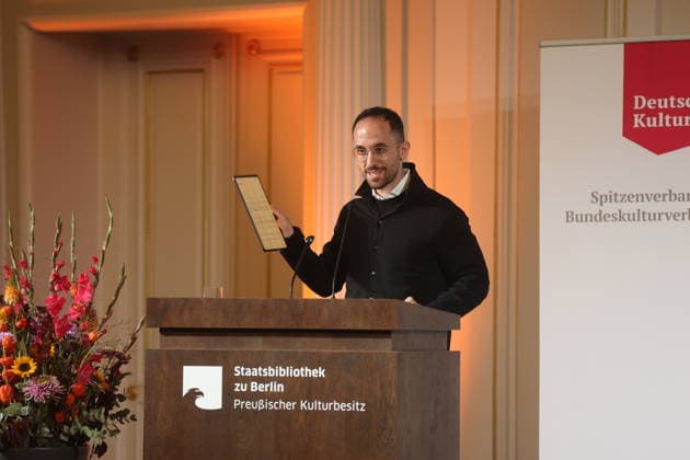 Igor Levit bei der Verleihung des Deutschen Kulturpolitikpreises 2026 an Iris Berben in der Staatsbibliothek zu Berlin. Berlin, 24.09.2026 Copyright: xAgenturxMatthiasxWehnertx xM.xGränzdörferx