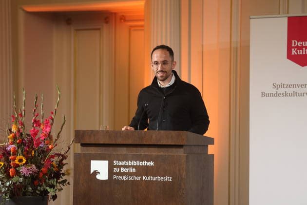Igor Levit bei der Verleihung des Deutschen Kulturpolitikpreises 2026 an Iris Berben in der Staatsbibliothek zu Berlin. Berlin, 24.09.2026 Copyright: xAgenturxMatthiasxWehnertx xM.xGränzdörferx