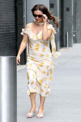NEW YORK, NY - SEPTEMBER 24: Billie Lourd seen at The View on September 24, 2026 in New York City. Copyright: xRWx