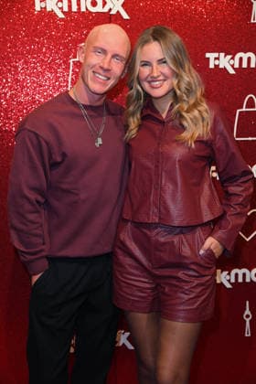 Tobias Wolf mit Ehefrau Maren Wolf beim CODE RED BY TK MAXX STORE RE-OPENING am Alexanderplatz in Berlin am 24.09.2026