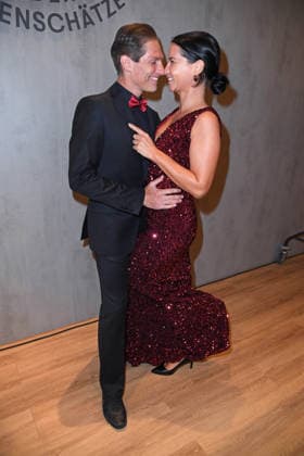 Christian Polanc mit Freundin Laura Brand-Schulz beim CODE RED BY TK MAXX STORE RE-OPENING am Alexanderplatz in Berlin am 24.09.2026