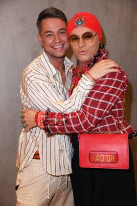 Julian F. M. Stöckel mit Freund Marcell Damaschke beim CODE RED BY TK MAXX STORE RE-OPENING am Alexanderplatz in Berlin am 24.09.2026
