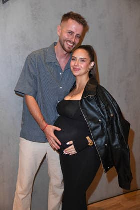 Julian Classen mit Freundin Palina Miner beim CODE RED BY TK MAXX STORE RE-OPENING am Alexanderplatz in Berlin am 24.09.2026
