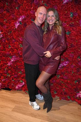 Tobias Wolf mit Ehefrau Maren Wolf beim CODE RED BY TK MAXX STORE RE-OPENING am Alexanderplatz in Berlin am 24.09.2026