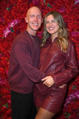 Tobias Wolf mit Ehefrau Maren Wolf beim CODE RED BY TK MAXX STORE RE-OPENING am Alexanderplatz in Berlin am 24.09.2026