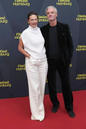 Catrin Striebeck und Jonas Landerschier bei der Festivaleröffnung mit der Premiere des Kinofilms The Idiot(s) auf dem 34. Filmfest Hamburg 2026 im Cinemaxx Dammtor. Hamburg, 24.09.2026