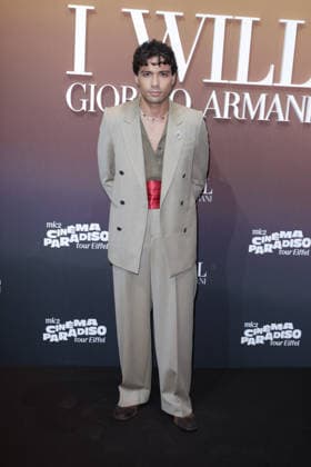 Cinema Paradiso - Giorgio Armani Party - Paris Mayer of Secret Story 2025 attends Armani Beauty party held at the Eiffel Tower in Paris, France on September 24, 2026, marking the opening night of the first edition of the Cinema Paradiso Tour Eiffel festival, organized by mk2 in the Salle Gustave Eiffel on the monument s first floor, as Armani Beauty celebrates the launch of its new men s fragrance I Will with campaign face actor Jonathan Bailey in attendance. Photo by David Boyer ABACAPRESS.COM Paris France  Copyright: xBoyerxDavid ABACAx