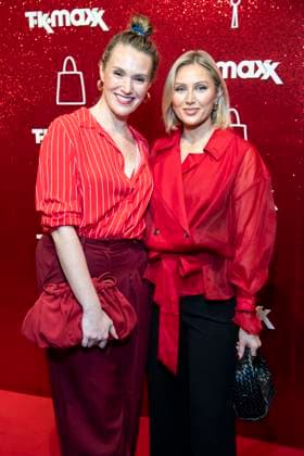 ABB TKMAXX- Anna Hofbauer und Sissi Melzer zu Gast auf dem roten Teppich bei der Neueroeffnung der TK Maxx Filiale am Alexanderplatz am 24.09.2026 in Berlin Berlin Deutschland
