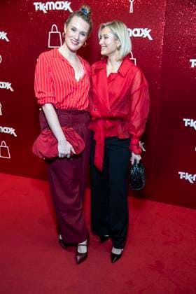 ABB TKMAXX- Anna Hofbauer und Sissi Melzer zu Gast auf dem roten Teppich bei der Neueroeffnung der TK Maxx Filiale am Alexanderplatz am 24.09.2026 in Berlin Berlin Deutschland