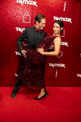 ABB TKMAXX- Christian Polanc und Laura Brand zu Gast auf dem roten Teppich bei der Neueroeffnung der TK Maxx Filiale am Alexanderplatz am 24.09.2026 in Berlin Berlin Deutschland