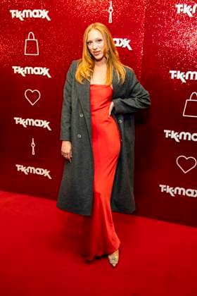 ABB TKMAXX- Anna Ermakova zu Gast auf dem roten Teppich bei der Neueroeffnung der TK Maxx Filiale am Alexanderplatz am 24.09.2026 in Berlin Berlin Deutschland