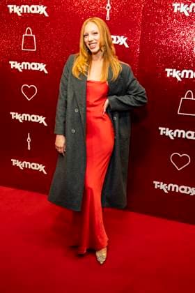 ABB TKMAXX- Anna Ermakova zu Gast auf dem roten Teppich bei der Neueroeffnung der TK Maxx Filiale am Alexanderplatz am 24.09.2026 in Berlin Berlin Deutschland