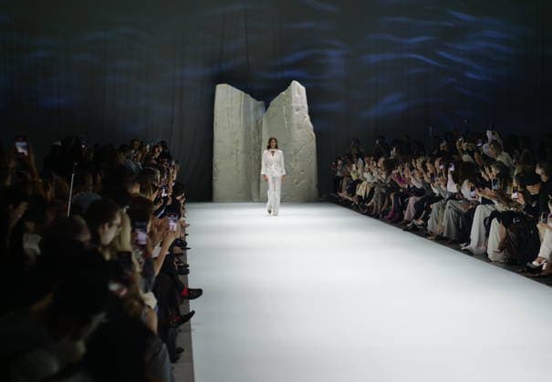 IPA88945371 - Milan, Milan Women s Fashion Week: Spring Summer 2026 2027 - Women s Fashion, Spring Summer 2026–2027, Genny s fashion show. Runway  Copyright: xLucaxPontix xLucaPonti IpaAgencyx IPA88945371