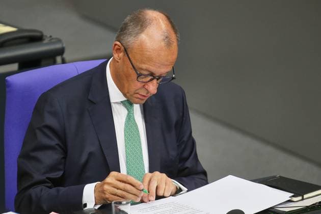 Berlin, Deutschland, 25.09.2026: Deutscher Bundestag: 97. Bundestagssitzung: Bundeskanzler Friedrich Merz (CDU) Copyright: xdtsxNachrichtenagenturx dts_136428