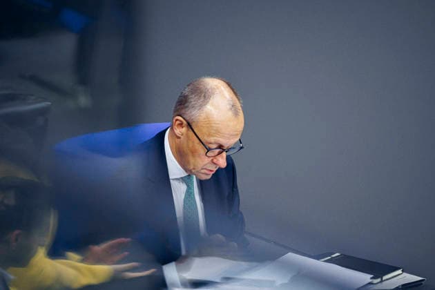 Friedrich Merz (CDU), Bundeskanzler, aufgenommen im Plenum des Deutschen Bundestages. Berlin, 25.09.2026. Berlin Deutschland Copyright: xThomasxTrutschelx