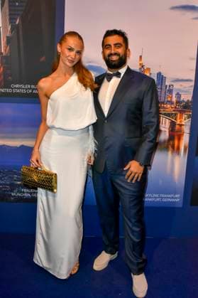 ABB GUERLAIN- Stella Elena, Joseph Uyanik zu Gast bei der Feier Event des Launch der Marke Maision Guerlain im Lofthouse am 24.09.2026 in Duesseldorf - Guerlain ist ein franzoesischer Kosmetikkonzern NRW Deutschland