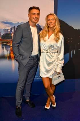 ABB GUERLAIN- Dagi Bee und Eugen Kazakov zu Gast bei der Feier Event des Launch der Marke Maision Guerlain im Lofthouse am 24.09.2026 in Duesseldorf - Guerlain ist ein franzoesischer Kosmetikkonzern NRW Deutschland