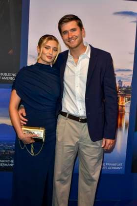 ABB GUERLAIN- Luna Schweiger mit Freund Lucas Wenz Springreiter zu Gast bei der Feier Event des Launch der Marke Maision Guerlain im Lofthouse am 24.09.2026 in Duesseldorf - Guerlain ist ein franzoesischer Kosmetikkonzern NRW Deutschland